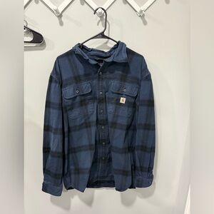 Mens carhartt flannel size large